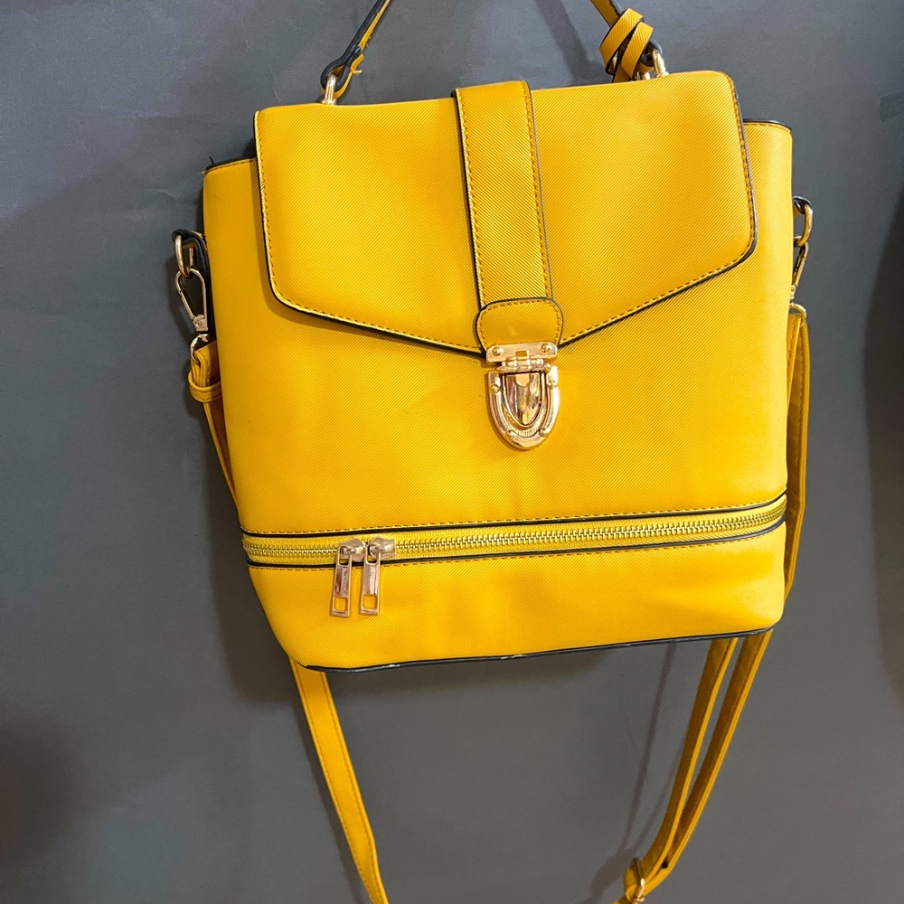 Yellow Purse/Backpack